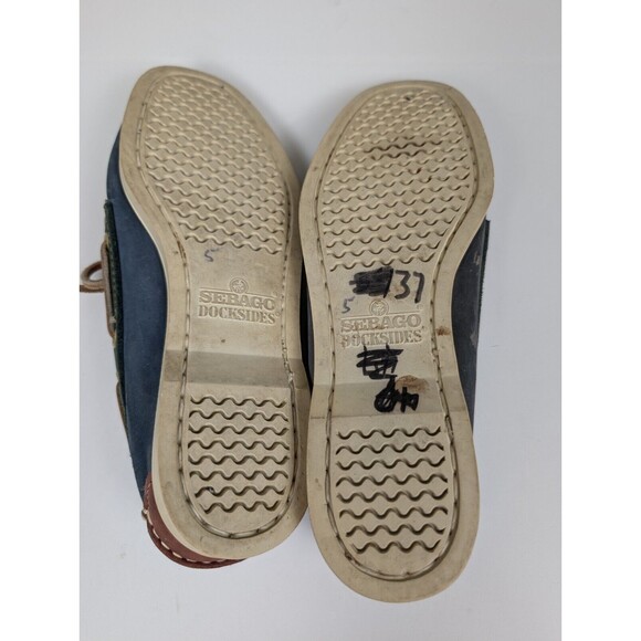 Sebago Shoes Womens Size 5 Docksides Colorblock Multicolor Boat - Picture 9 of 9